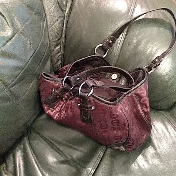Etienne Aigner Shoulder Bag in Signature Print Brown and Rust Solid X-large - Picture 4 of 7